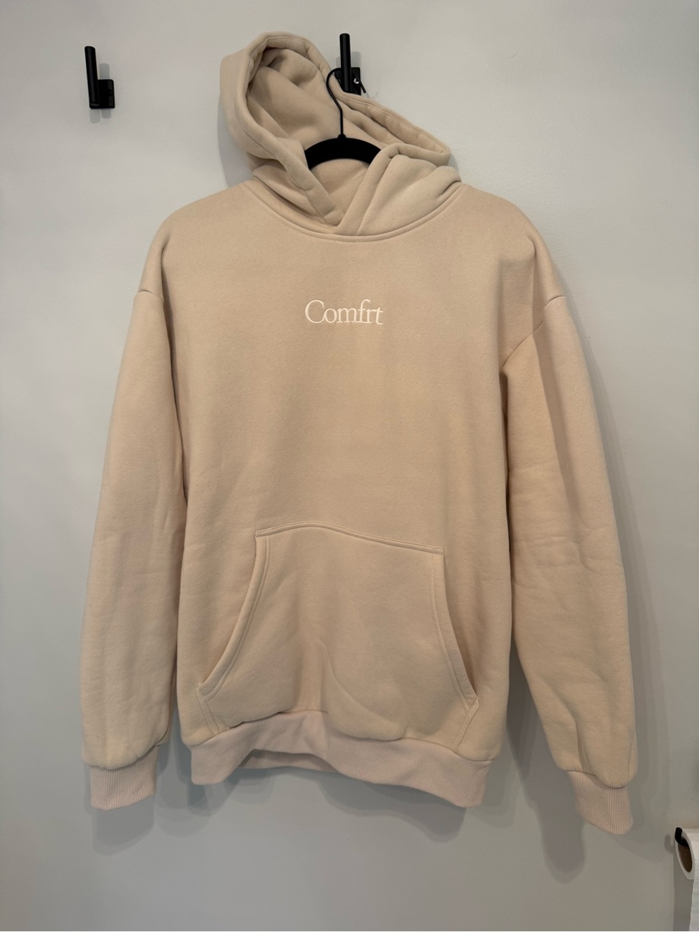 Comfrt Women's Hoodie in Beige - Cozy Pullover Sweatshirt